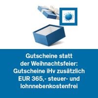 Gutscheine statt Weihnachtsfeier: Gutscheine iHv zusätzlich 365 Euro steuer- und lohnnebenkostenfrei